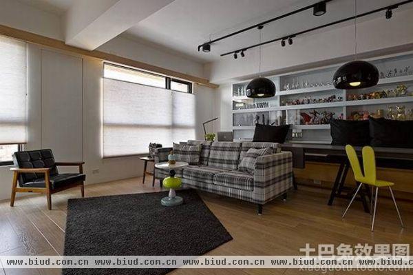 65平米现代风格小户型一居室装修设计效果图