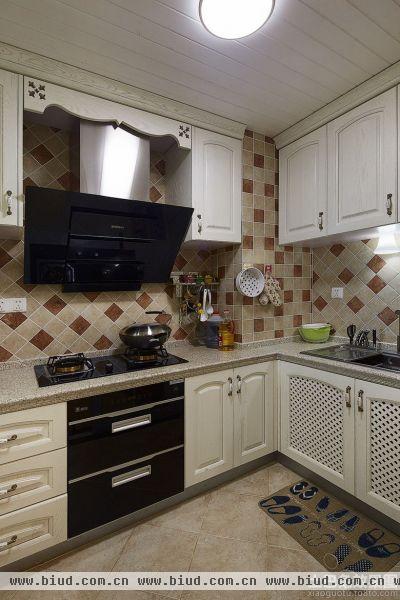地中海风格现代厨房装修效果图