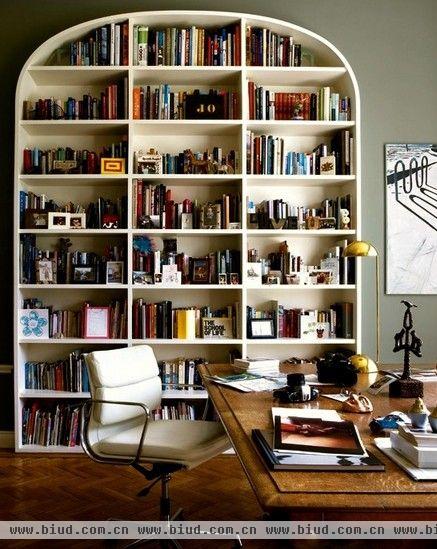 现代书房设计 给无处安放的书藏身之地