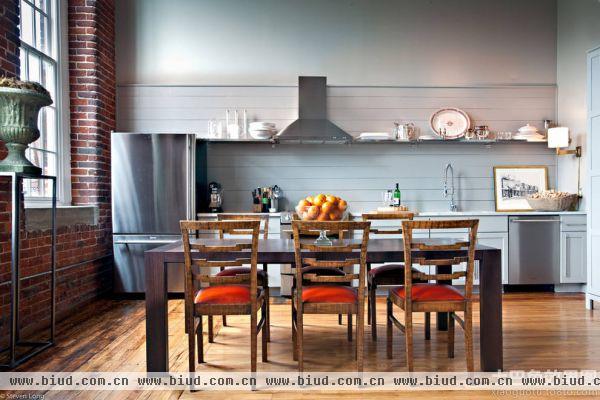 美式复古风格家装厨房设计