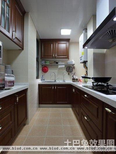 最新现代风格厨房装修效果图大全2014