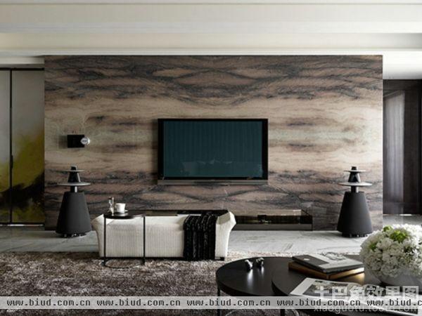 现代风格客厅电视背景墙设计图片欣赏