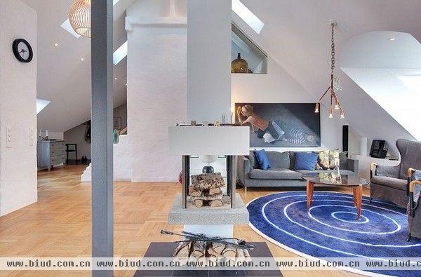 爱上北欧艺术风 简约设计复式住宅