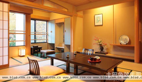 现代日式家装客厅榻榻米设计效果图欣赏