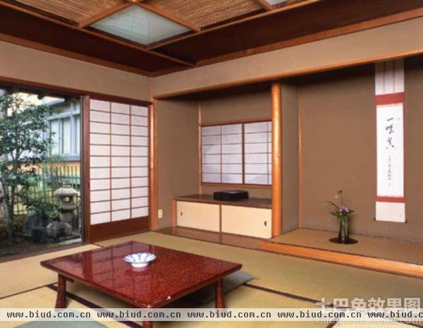 日式客厅装修榻榻米设计图片大全