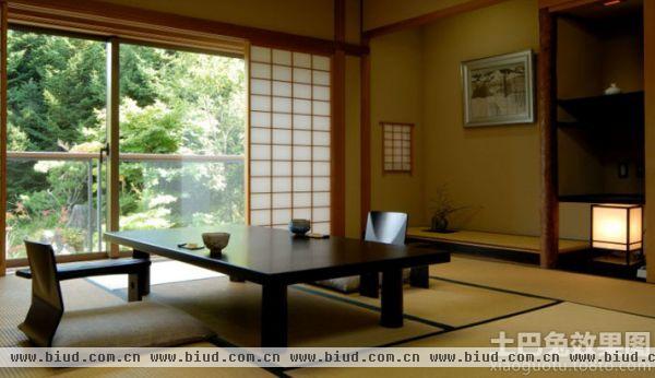家庭装修日式客厅榻榻米效果图