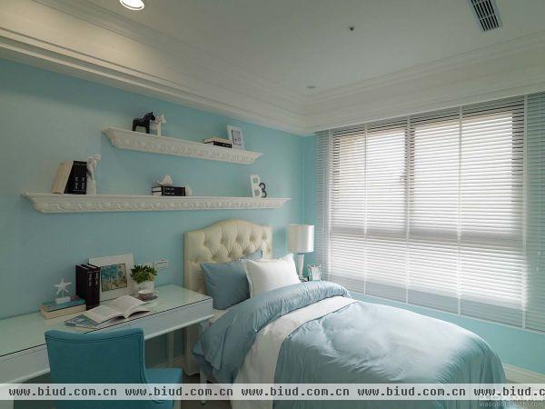 现代美式温馨舒适卧室设计效果图