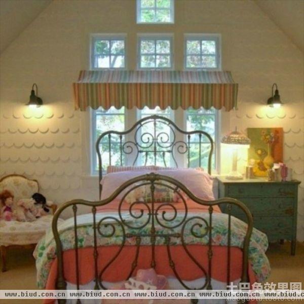 家装欧式卧室阁楼设计效果图