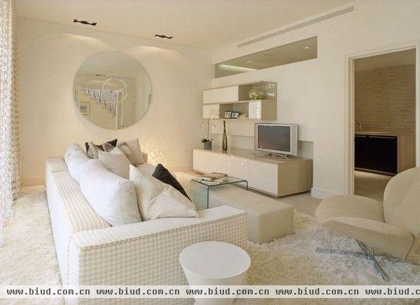 如梦幻中的住宅 白色浪漫公寓设计