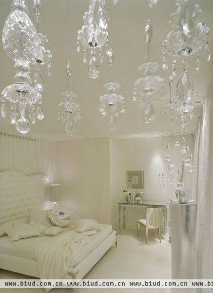 如梦幻中的住宅 白色浪漫公寓设计
