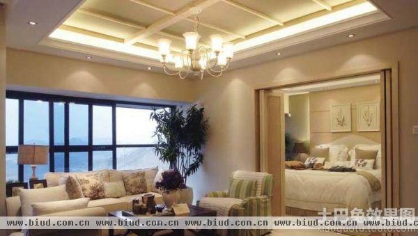 中式风格客厅卧室装修效果图