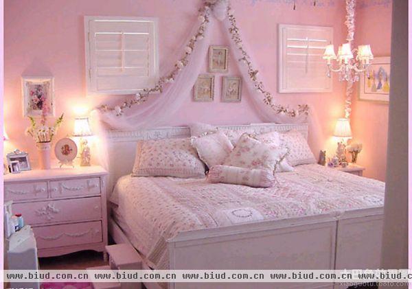 紫色梦幻欧式女儿童房装修图片