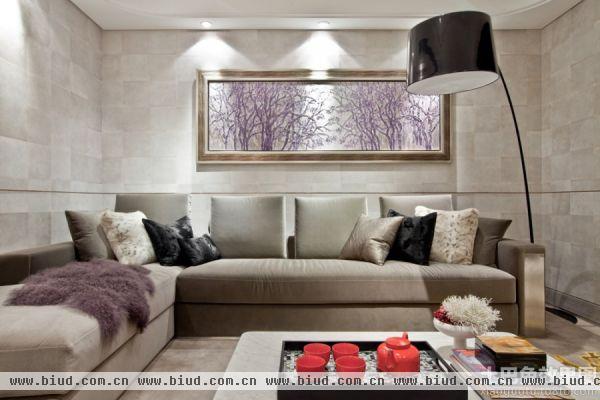 新古典风格豪华别墅沙发背景墙装修效果图