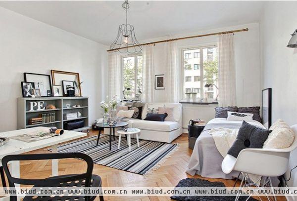 小空间美 瑞典26.5平米小公寓设计