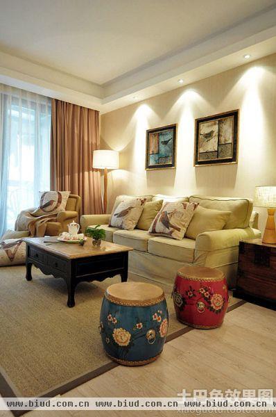 东南亚风格家居客厅装修图片欣赏
