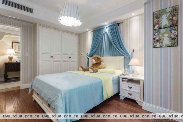 欧式风格家庭住房卧室装修效果图