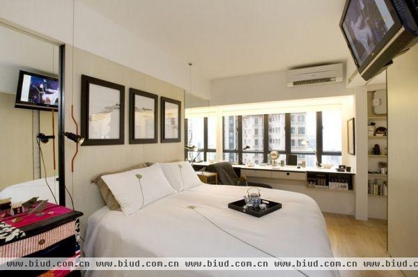 干净和简约外观 香港的高度灵活的公寓