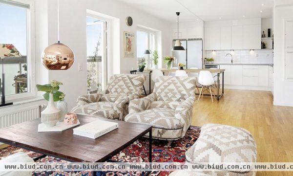 纯色世界 瑞典清新简约公寓