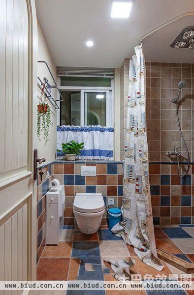 地中海风格家庭小卫生间装修