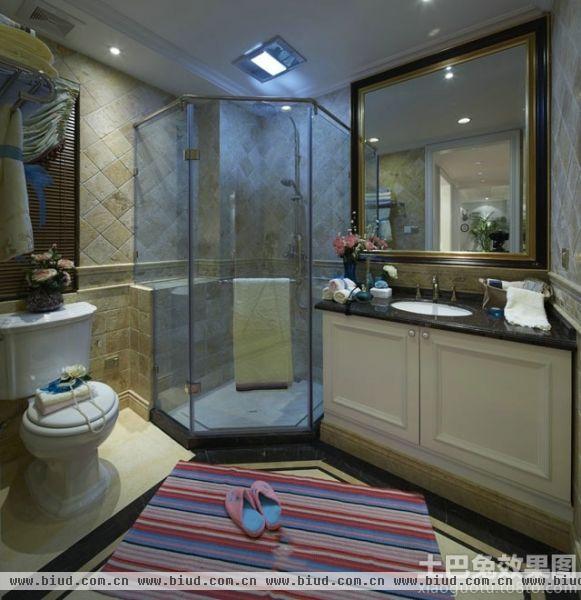 现代风格一体式浴室卫生间装修效果图