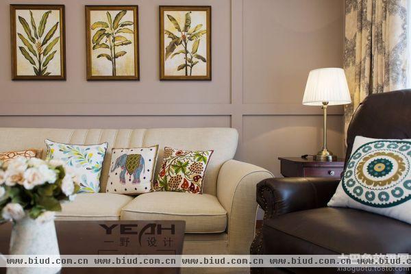 美式客厅装饰画图片