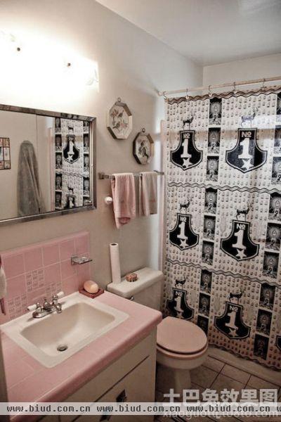 宜家粉色迷人卫生间图片