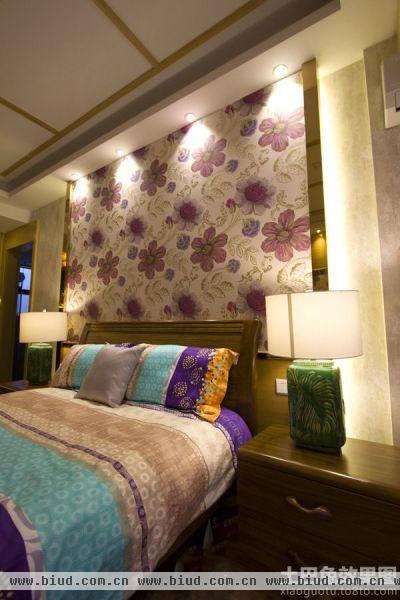 东南亚风格别墅客人卧室装修图片