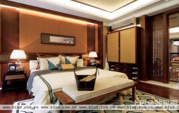 东南亚风格别墅15平米卧室装修图片