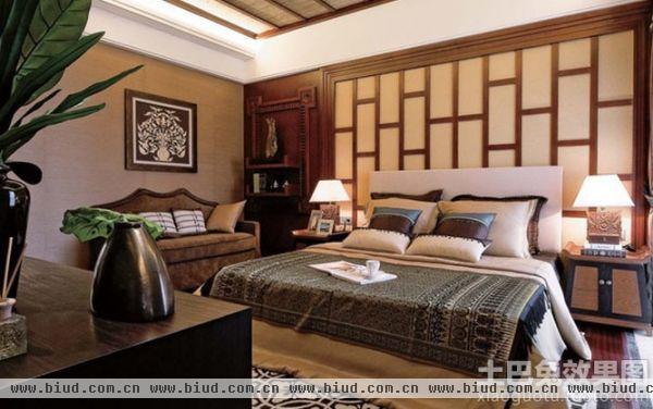 东南亚风格仿古卧室装修图片