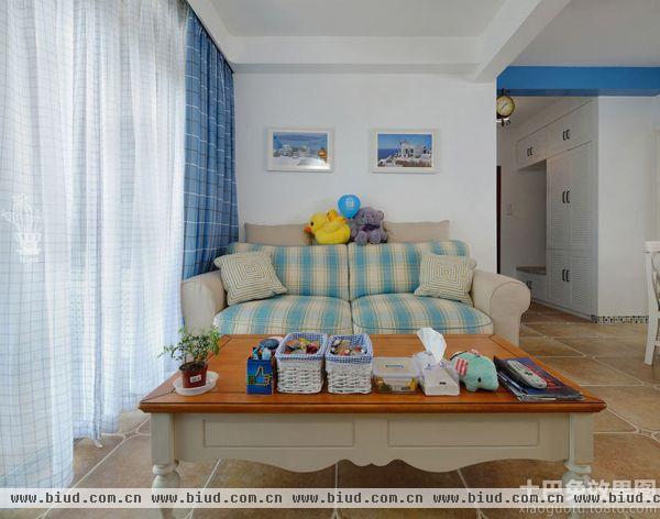 地中海风格一居客厅装修图片