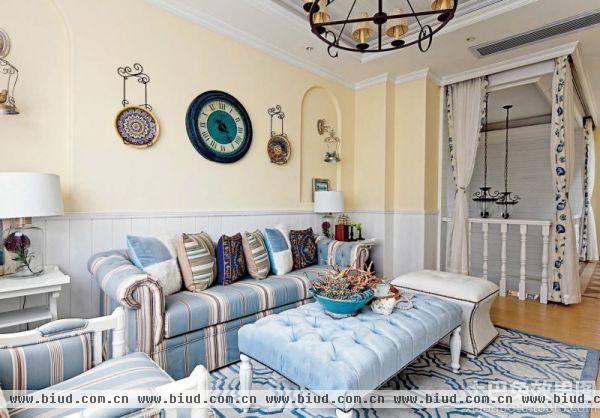 地中海风格小客厅装修图片欣赏