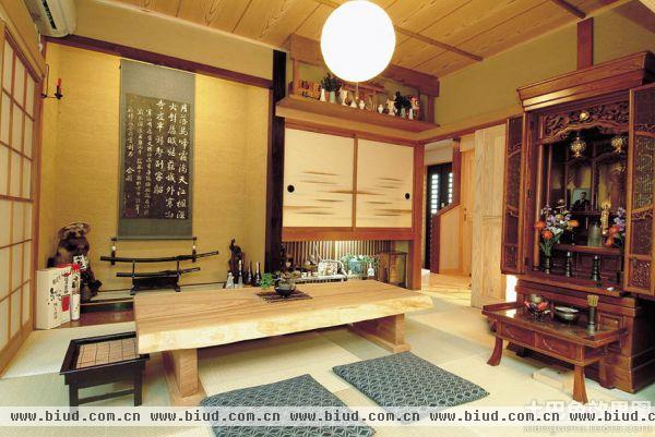 日式风格三居室家庭装修设计图片大全