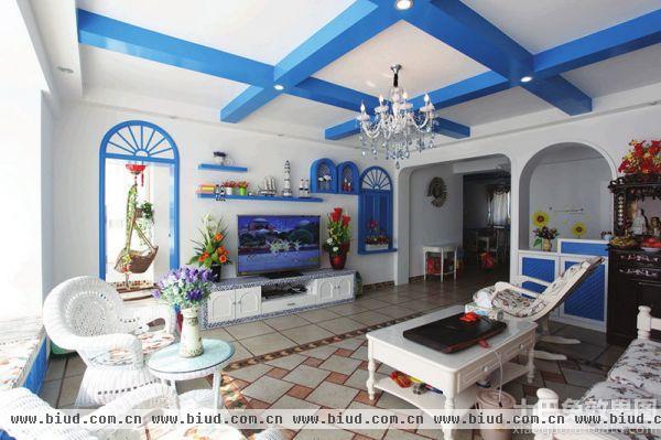 地中海家居客厅设计效果图片