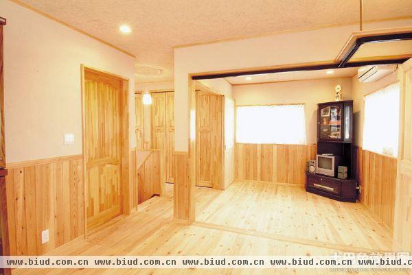 日式家居室内实木装修效果图