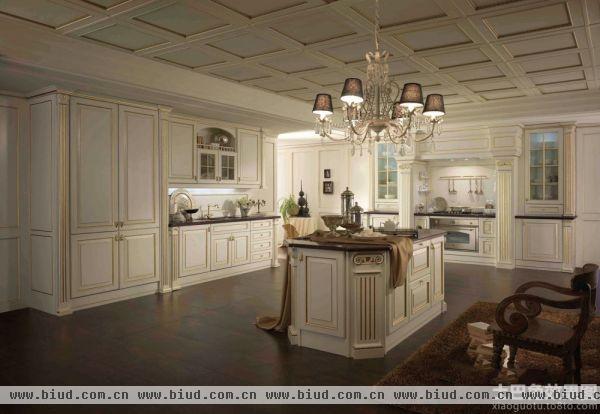 简欧式居家大厨房装修设计