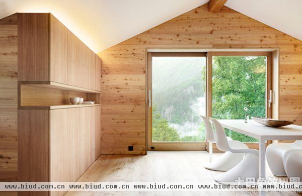 日式复式家居实木装修效果图大全2014图片