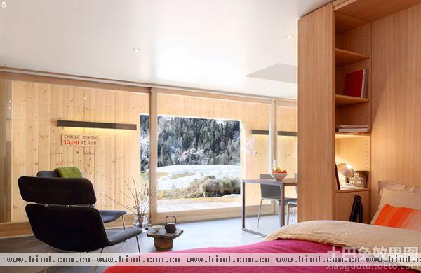 日式复式住房卧室家具图片欣赏