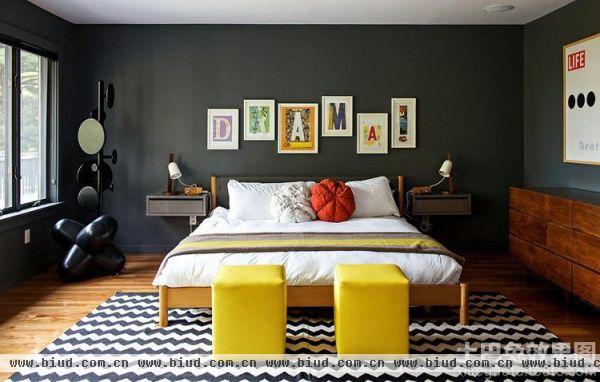 现代创意风格时尚卧室装修图片