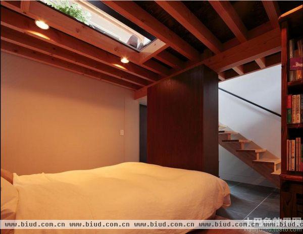 日式家居卧室实木装修图片