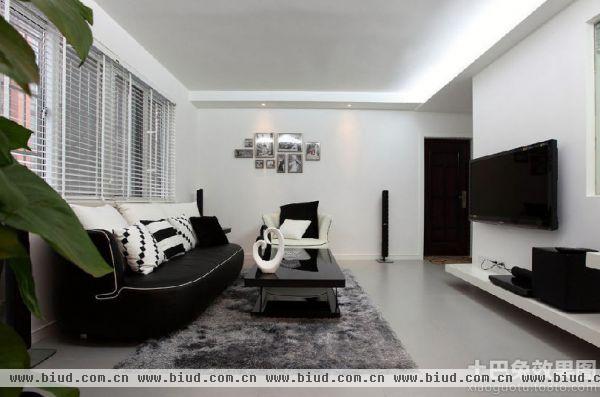 63平米现代一室一厅家庭装修效果图大全2014图片