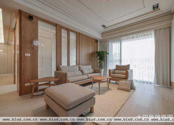 日式风格100平米两室一厅装修图大全2014图片