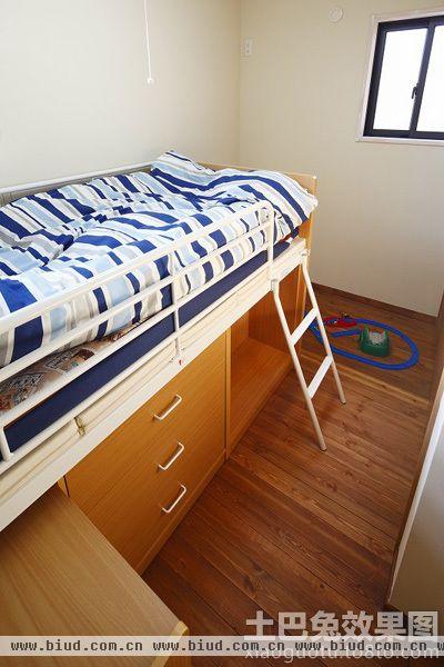 日式三居室儿童房间装修布置图片