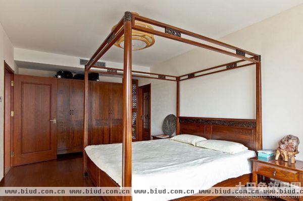 中式风格卧室装修设计图片2014