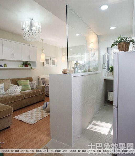 66平米现代一室一厅装修效果图大全2014图片