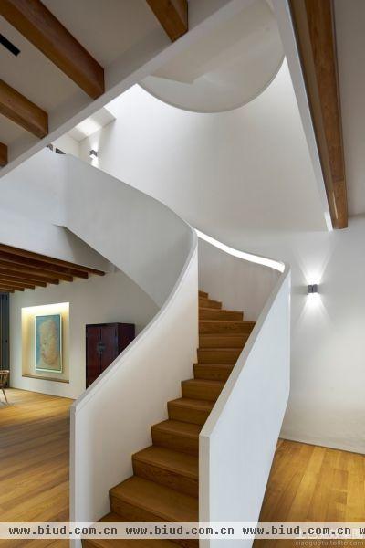 日式风格室内楼梯装修图2014