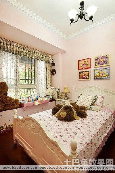 简欧设计儿童房床图片大全