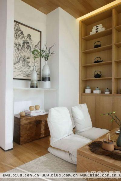 日式家庭装修休闲区图片