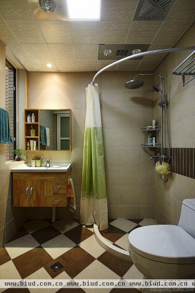 日式风格家居卫生间装修效果图