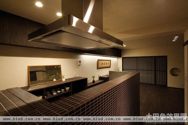日式公寓厨房装修效果图