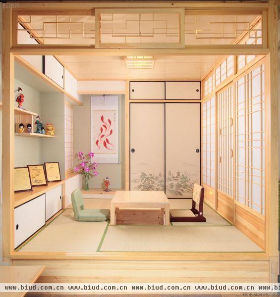 日式装修客厅榻榻米图片